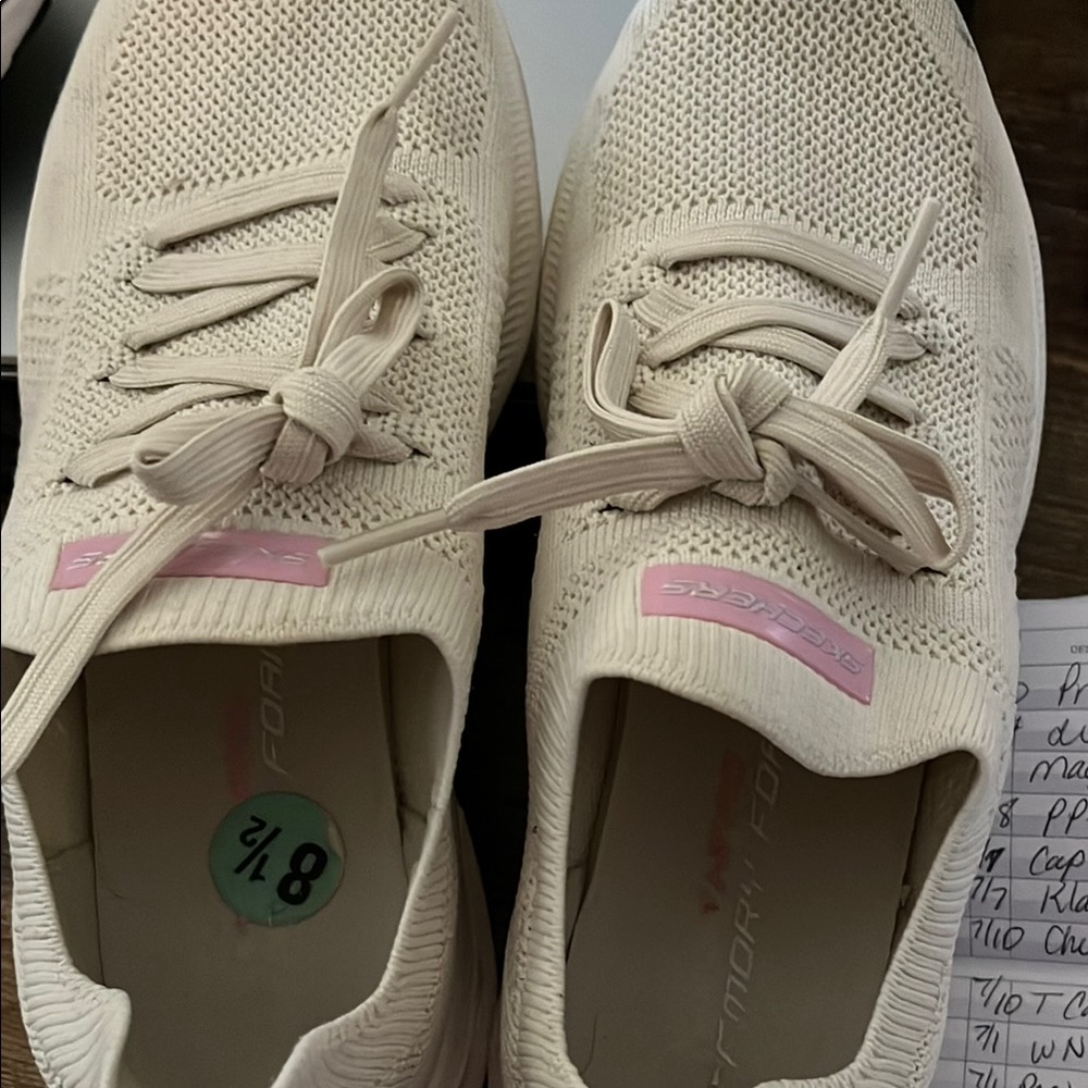 Skechers Women's Cream Sneakers